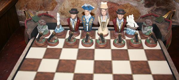 Newest Pirate chess set molds